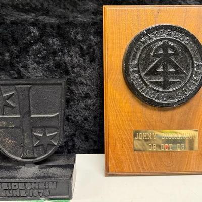 Cast Iron  collectibles or plaques