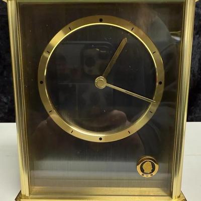vintage John Deere employee anniversary mantle clock