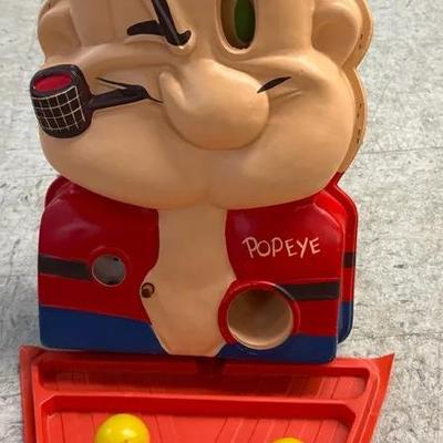 Vintage 1960s Score-A-Matic Popeye The Sailor Ball Toss Game