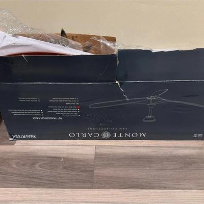 Monte Carlo 70” Maverick Ceiling Fan, Model 3MAVR70BK