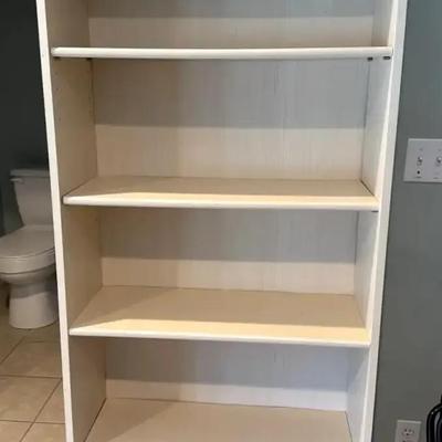 Bush Five-Tier Beige Bookshelf