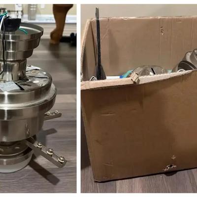 Two Harbor Breeze 44” Ceiling Fans, Model 8F51