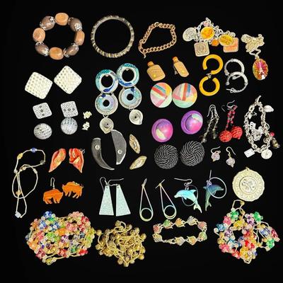 Mixed Materials Costume Jewelry