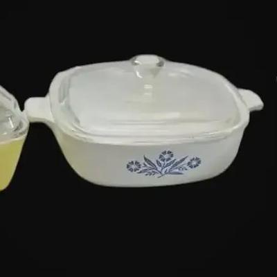 Pyrex + Corning Ware Lidded Casserole Dishes 