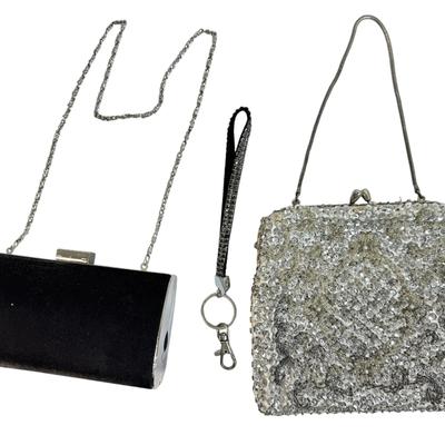 Vintage Sequined Purse & Clutch Purse