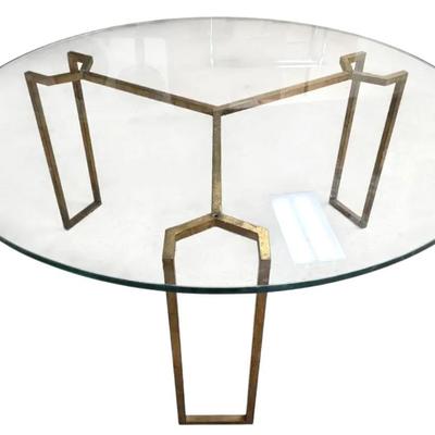 42" Round Glass Coffee Table