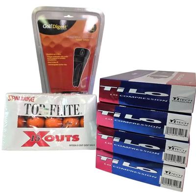 New Tilo & Top Flite Golf Balls & New Head Cover