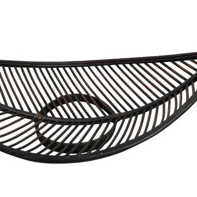 Leaf Shaped Rattan Centerpiece Bowl