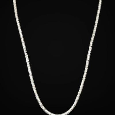 14" 925 Sterling Silver Chain Necklace (31.43g)
