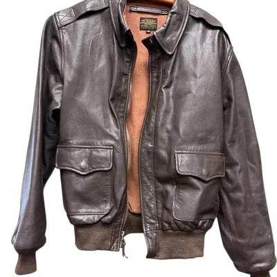 A-2 Leather Air Force Military Jacket (Size 38)