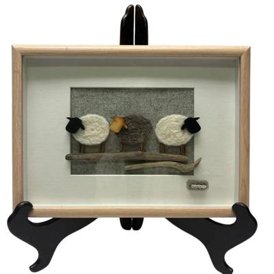 “Driftwood Triple Sheep” By Fiona Rogers, #45150