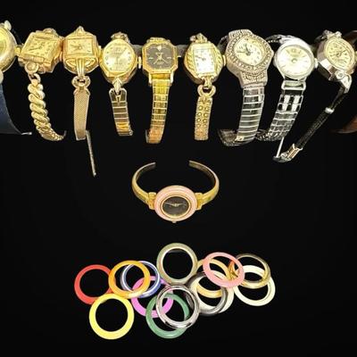 Vintage Ladies Watches: Edox, Waltham, Bonjour