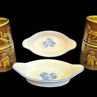 Pfaltzgraff Avocado Green Mugs & More