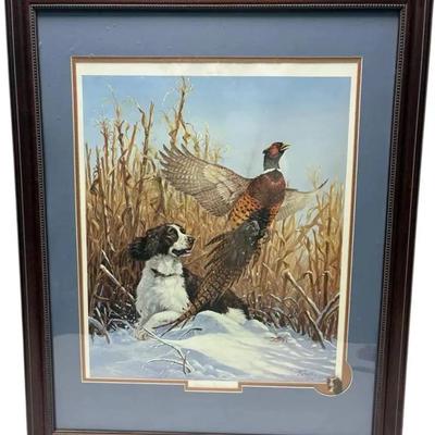 “Winter Flurry” By Linda Picken Framed Print 