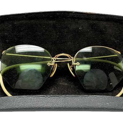 1/10 12k Gold-Filled Antique Tinted Glasses