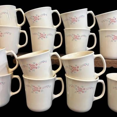 Corning “English Breakfast” Mugs 