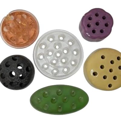 Colorful Glass & Ceramic Flower Frogs