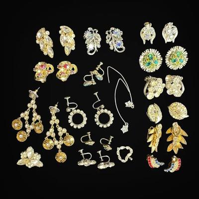 Rhinestone Earrings & More