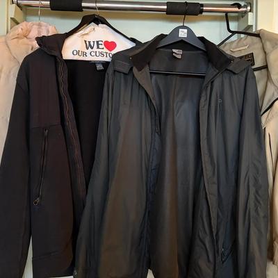 Outerwear Lot Featuring Eddie Bauer, Polo Ralph Lauren, and Others