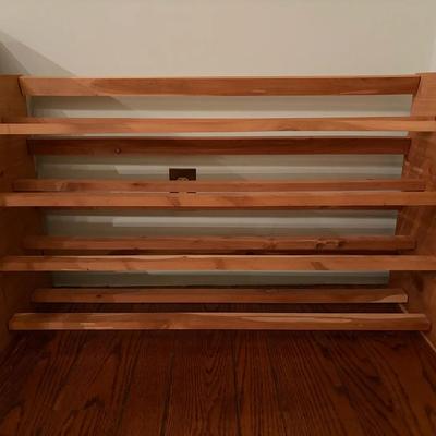 Wooden Shoe Rack and Upright Stand
