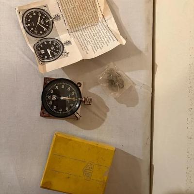 Heuer Monte-Carlos Dashboard Timer with Original Box and Paperwork