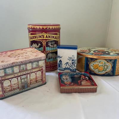 Decorative and Advertising Tin Containers