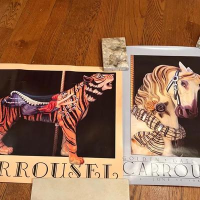 Golden Gate Park Carousel Posters, 1984