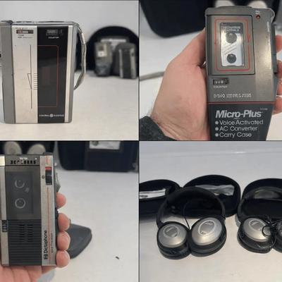 Vintage Audio & Dictation Lot (5 Items) 