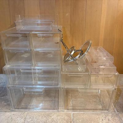 Clear Acrylic Storage Units and Accessories