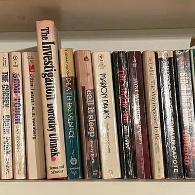 Paperback and Hardcover Books Featuring Fiction and Non-Fiction Titles