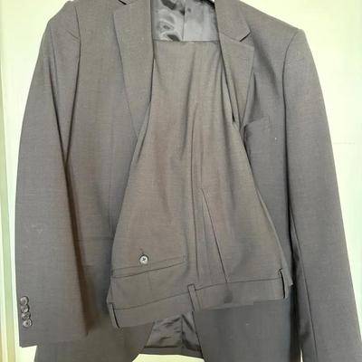 Theory Two-Piece Men’s Suit in Dark Gray