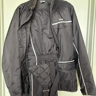 BMW Branded Nylon Riding Jacket and Bib Overalls Set