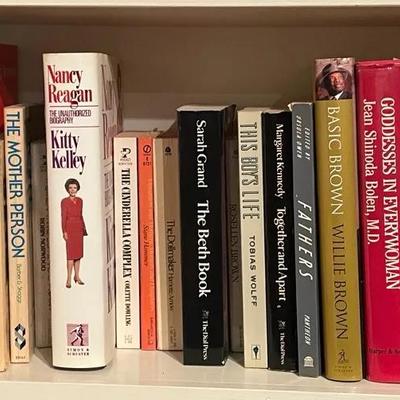 Hardcover and Paperback Books on Various Topics