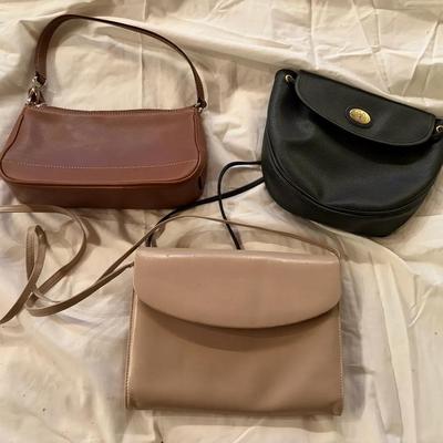 Designer Handbags Including Coach, Denise Lamothe, and Made in Italy