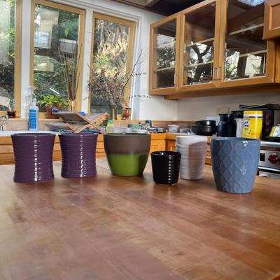 Ceramic Planters and Pots in Assorted Styles and Colors