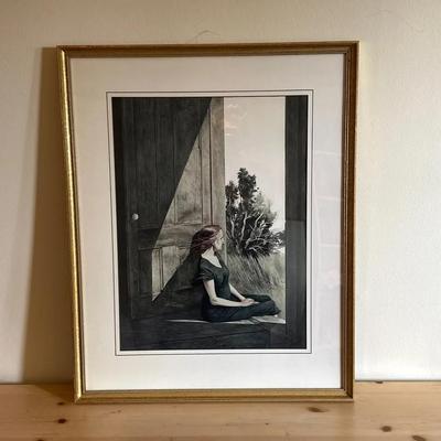 Andrew Wyeth 'Christina Olson' Framed Collotype Print, 1956