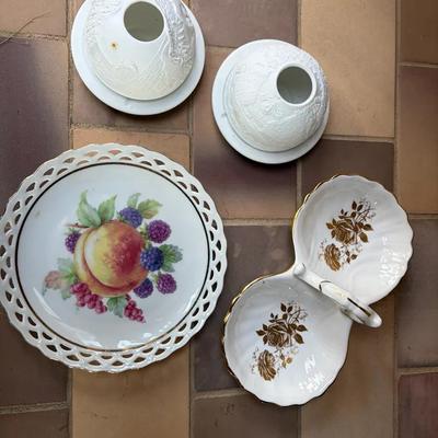 Porcelain Tableware Including Bernardaud, Bareuther, and Pearl China