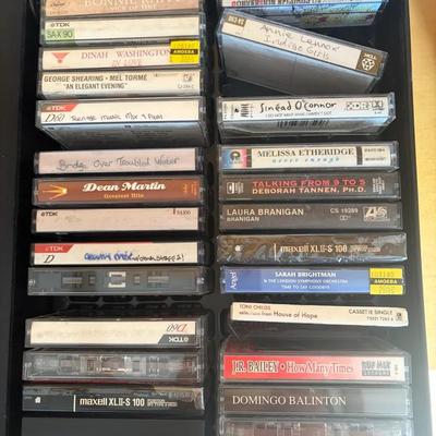 Cassette Tapes with Carrying Case