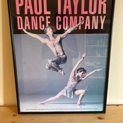 Framed Original Vintage Poster: Paul Taylor Dance Company