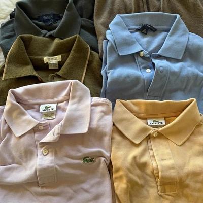 Polo Shirts by Lacoste, Banana Republic, Peter Millar, and Others