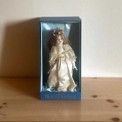 Royal Doulton Nisbet “Firstborn” Porcelain Baby Doll with Original Box