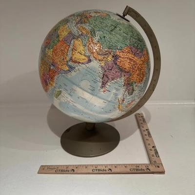 Replogle 12-Inch Diameter World Globe with Metal Base