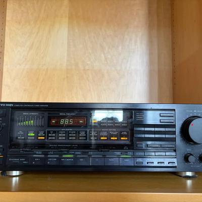 Onkyo TX-108 Stereo Tuner Amplifier with Vinyl-Clad Particleboard Cabinet
