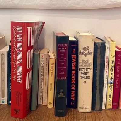 'Eighty Fairy Tales,' 'Peter Pan,' and 'The Jewish Book of Why.'