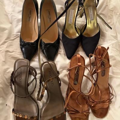 Designer Women’s Shoes Including Jimmy Choo, Anne Klein, Aerosoles, and Hoffman