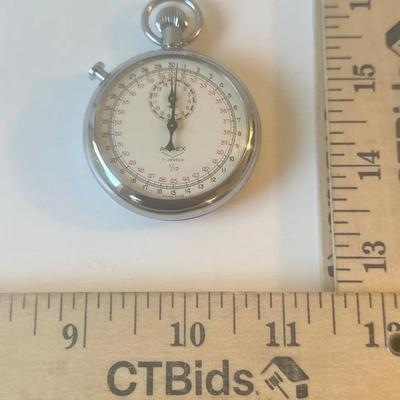 Vintage Arnex Swiss-Made 7 Jewels Mechanical Stopwatch