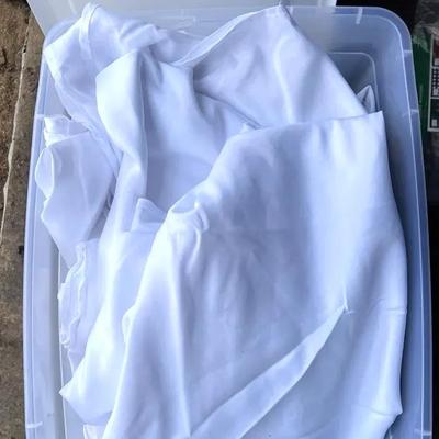 24- 120” White Round Tablecloths