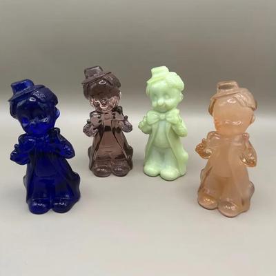 Vintage Boyd’s Art Glass Chuckles The Clown No. 7 Thru No. 10