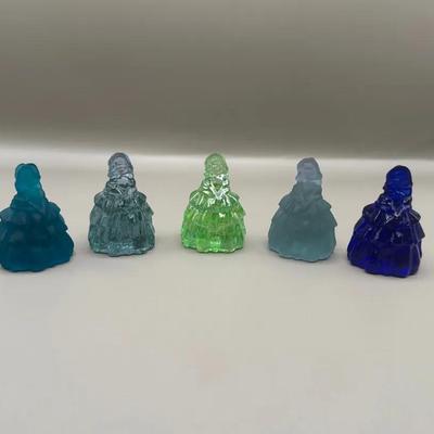 Vintage Boyd’s Art Glass - Nancy Dolls Set Of 5