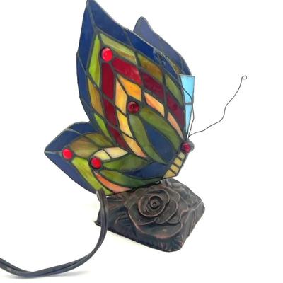 Stained Glass, Butterfly Lamp 